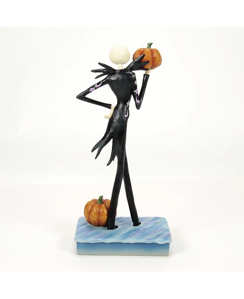Jim Shore Disney Traditions Jack Holding Pumpkin