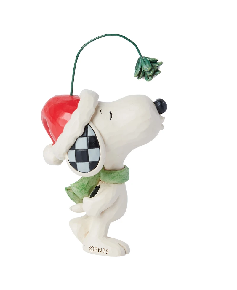 Jim Shore Snoopy Mistletoe Mini Figurine