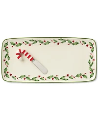 Lenox Holiday 3-Piece Hostess Set with Spreader