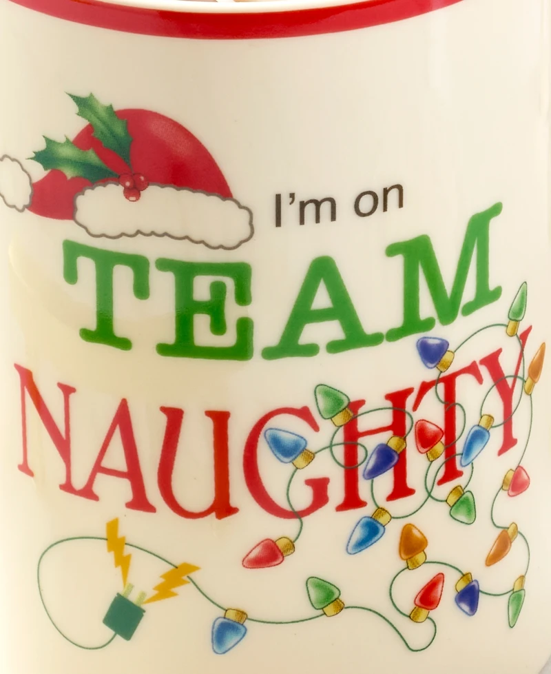 Lenox Holiday Naughty & Nice Mugs, Set of 2