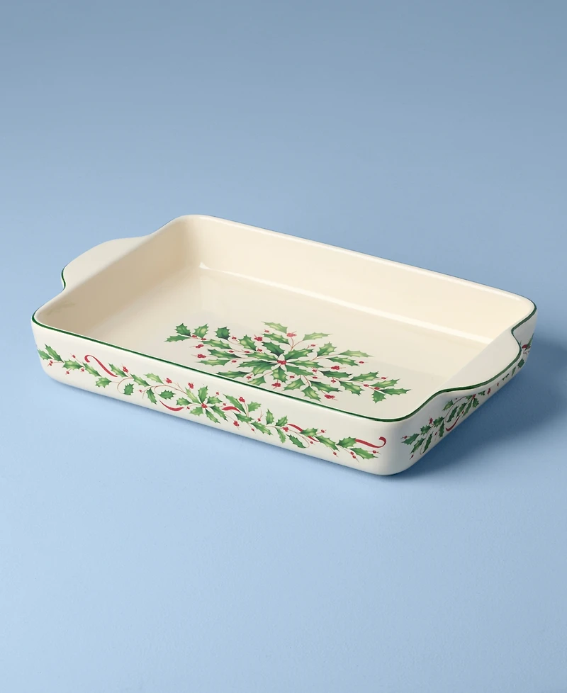 Lenox Holiday Rectangular Large Baking Dish
