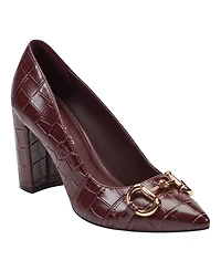 Marc Fisher Women's Gruff Bit High Block Heel Pumps