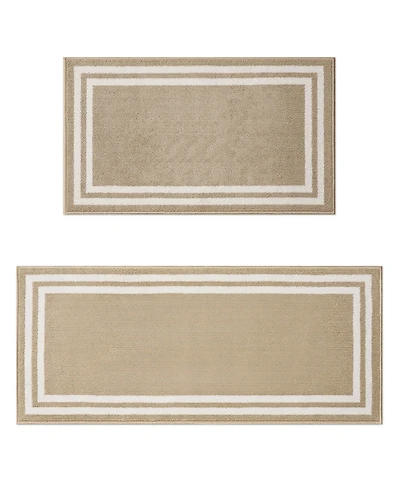 Laura Ashley Double Border Tufted 2-Pc. Runner Rug Set