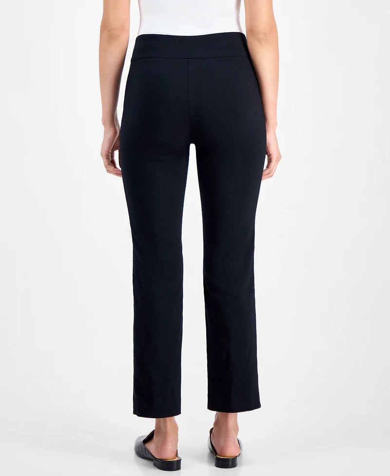 Jm Collection Petite Lace Side Panel Pull-On Pants, Macy's Exclusive