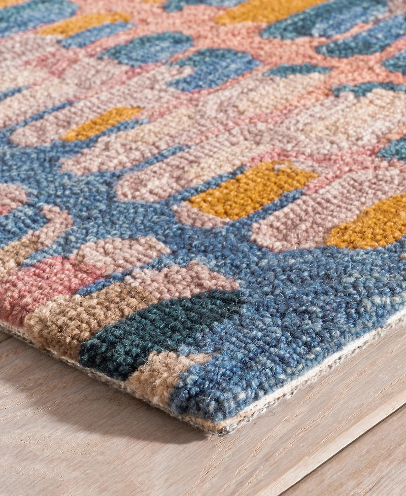 Dash and Albert Rugs by Annie Selke Paint Chip Wool DA1832 5'x8' Area Rug