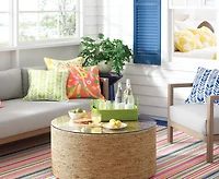 Dash and Albert Rugs by Annie Selke Summer Stripe Indoor/Outdoor DA1631 10'x14' Area Rug