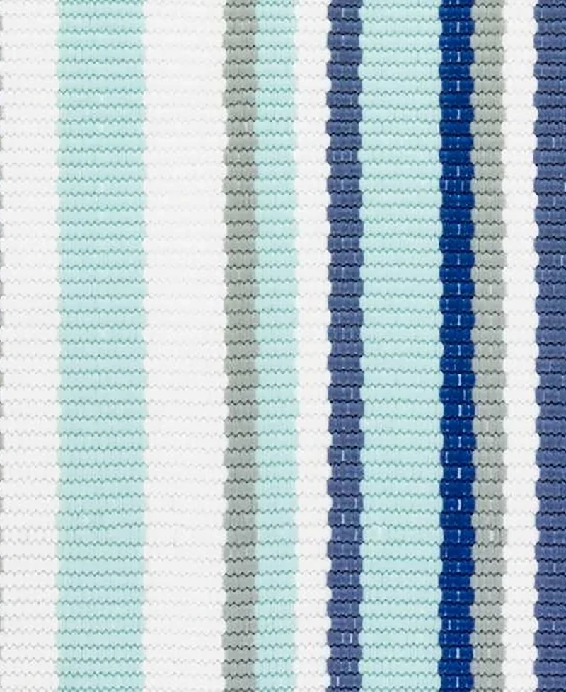 Dash and Albert Rugs by Annie Selke Skyler Stripe Indoor/Outdoor DA1360 3'x5' Area Rug
