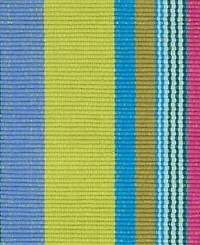 Dash and Albert Rugs by Annie Selke Mellie Stripe Cotton RDA437 4'x6' Area Rug