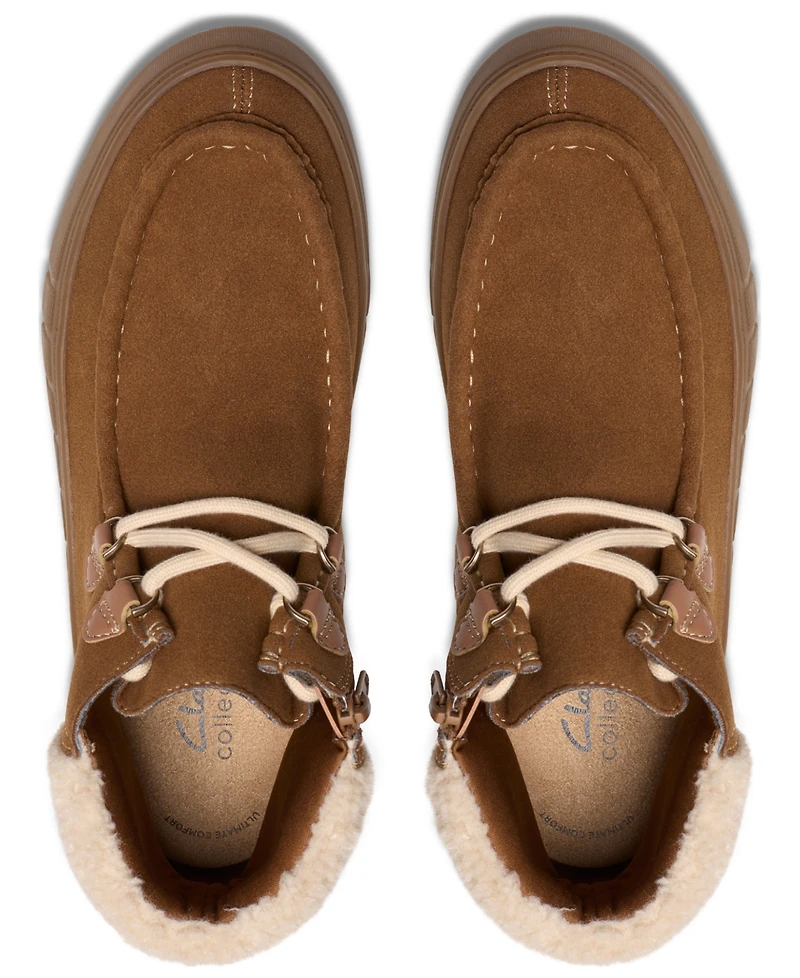 Clarks Women's Mykah Izzy Cozy Lace-Up Booties