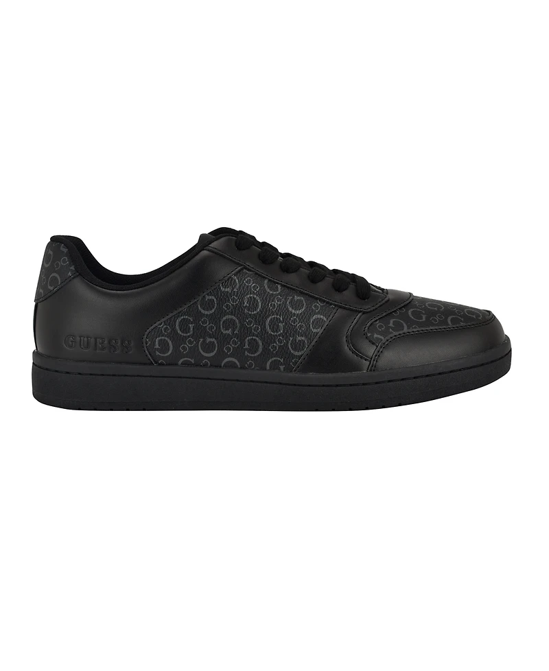 Guess Men's Leaton Branded Lace Up Casual Sneakers