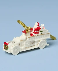 New For 2025! Lenox Mistletoe Park Fire Truck Ornament