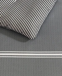 Eddie Bauer Chevron And Stripes Microfiber Reversible 7-Pc. Comforter Set