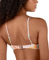 Hurley Juniors' Vacay Dreams Scoop-Neck Bralette Bikini Top