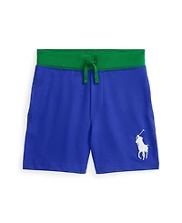 Polo Ralph Lauren Toddler and Little Boys Big Pony Cotton Jersey Shorts