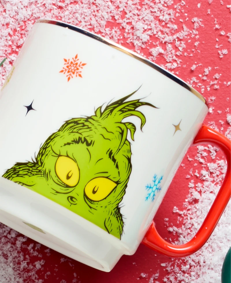 Lenox Merry Grinchmas Stackable Mugs, Set of 4