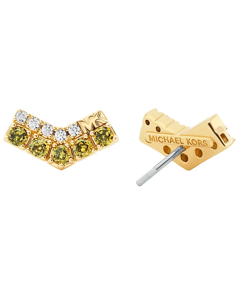 Michael Kors Gold-Tone Stud Earrings