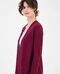 Anne Klein Petite Malibu Patch-Pocket Cardigan