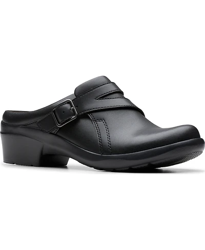 Clarks Women's Angie Braley Round Toe Mules