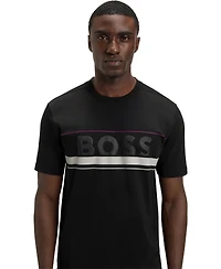 Boss by Hugo Men's Cotton-Jersey Logo T-Shirt
