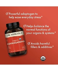Dr. Mercola Ashwagandha, 90 Servings, Supports Energy Production
