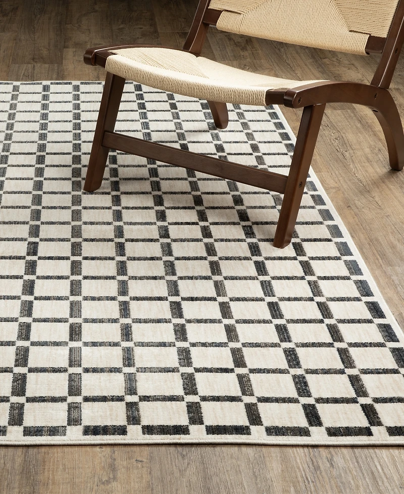 Oriental Weavers Hunter HNT08 2'3"x7'6" Runner Area Rug