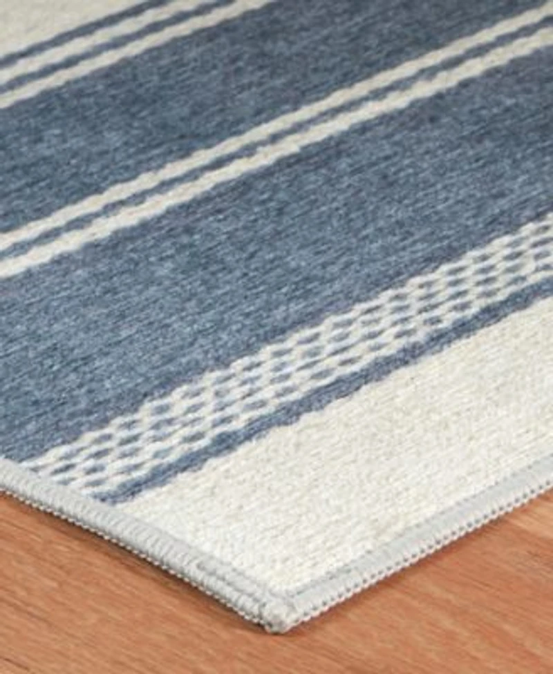 Dash Albert Rugs By Annie Selke Bowman Stripe Machine Washable Da2337 Rug Collection