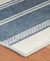 Dash Albert Rugs By Annie Selke Bowman Stripe Machine Washable Da2337 Rug Collection