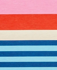 Dash and Albert Rugs by Annie Selke Beach Stripe Machine Washable DA2163 3'x5' Area Rug