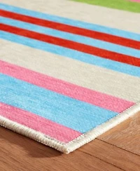 Dash Albert Rugs By Annie Selke Beach Stripe Machine Washable Da2163 Rug Collection