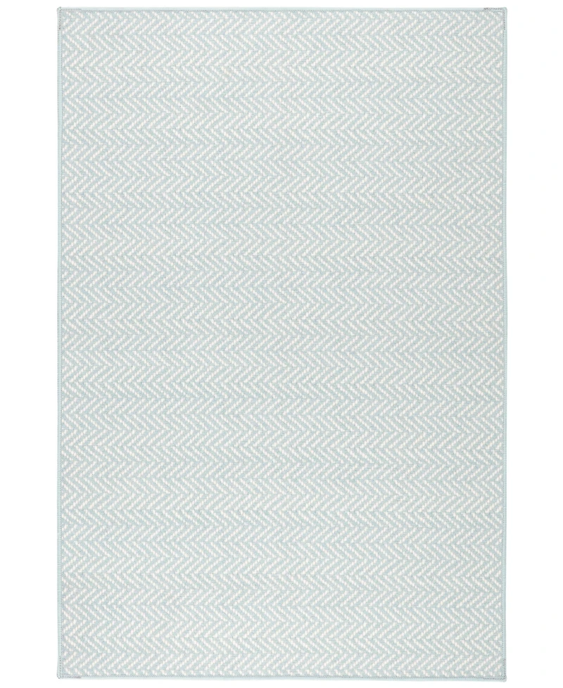 Dash and Albert Rugs by Annie Selke Herringbone Machine Washable DA2040 4'x6' Area Rug