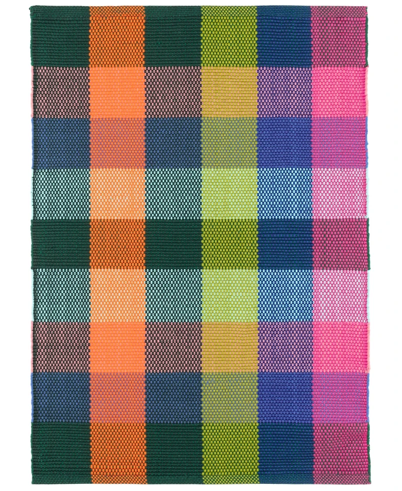 Dash and Albert Rugs by Annie Selke Happy Plaid Indoor/Outdoor DA1798 5'x8' Area Rug