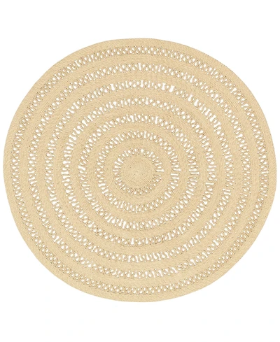 Dash and Albert Rugs by Annie Selke Bowline Indoor/Outdoor DA1642 4'x4' Round Area Rug