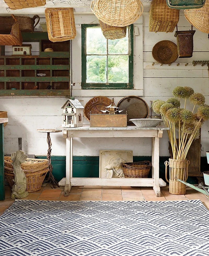 Dash and Albert Rugs by Annie Selke Cleo Indoor/Outdoor DA772 3'x5' Area Rug