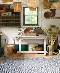 Dash and Albert Rugs by Annie Selke Cleo Indoor/Outdoor DA772 3'x5' Area Rug