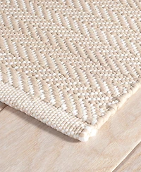 Dash and Albert Rugs by Annie Selke Herringbone Indoor/Outdoor DA291 2'6''x18' Runner Area Rug