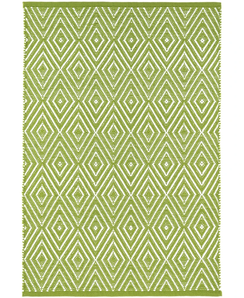 Dash and Albert Rugs by Annie Selke Diamond Indoor/Outdoor RDB100 2'6''x12' Runner Area Rug
