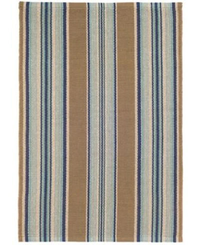Dash Albert Rugs By Annie Selke Blue Heron Stripe Indoor Outdoor Da142 Rug Collection