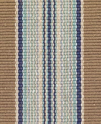 Dash and Albert Rugs by Annie Selke Blue Heron Stripe Indoor/Outdoor DA142 3'x5' Area Rug