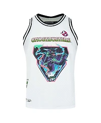 Freeze Max Men's White Ghostbusters The Team Basketball Jersey
