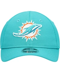 New Era Toddler Aqua Miami Dolphins Main 9FORTY Adjustable Hat