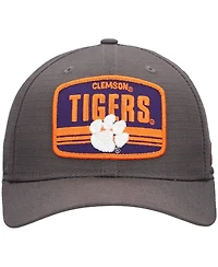 New Era Men's Charcoal Clemson Tigers Team Elevated 9SEVENTY Stretch-Snap Adjustable Hat