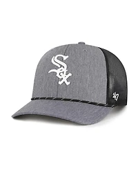 '47 Brand Men's Charcoal Chicago White Sox Carbon Rope Trucker Adjustable Hat