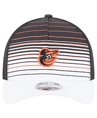 New Era Men's Black Baltimore Orioles Gradient 9FORTY M-Crown Adjustable Hat
