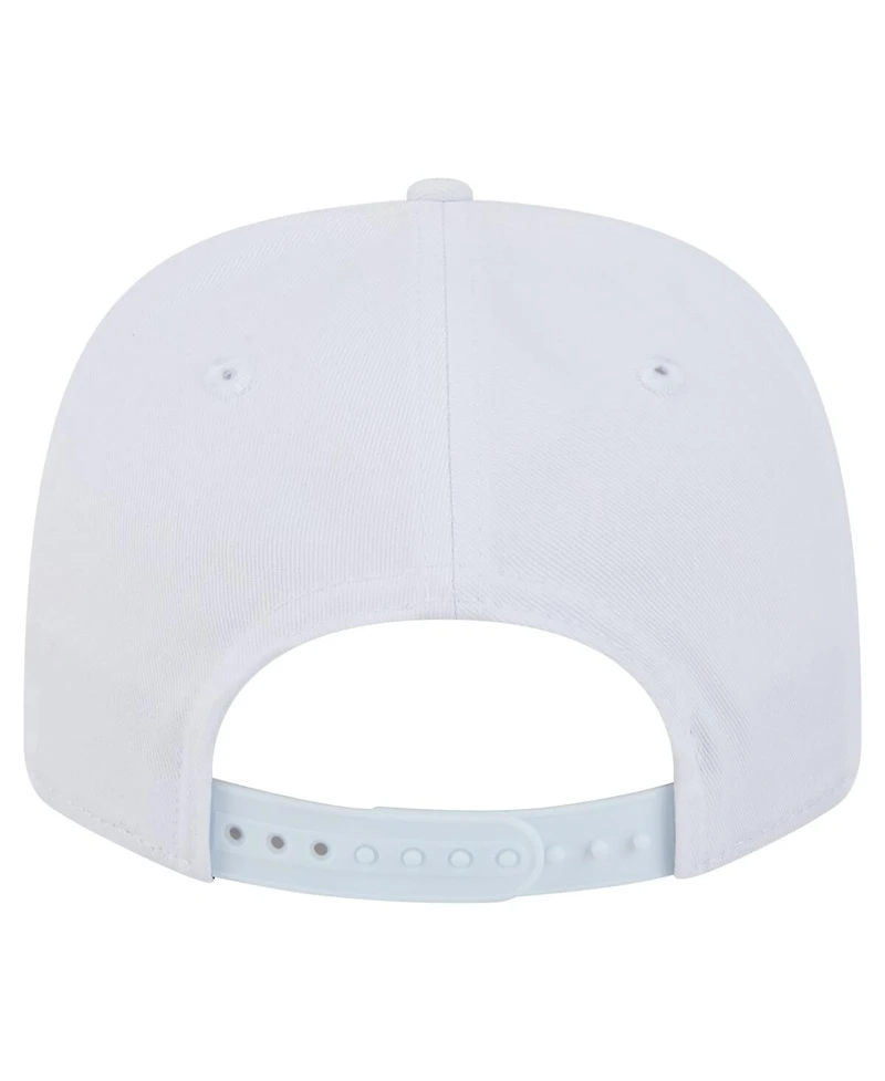New Era Men's White Carolina Hurricanes Team Lockup Basic 9SEVENTY Adjustable Hat