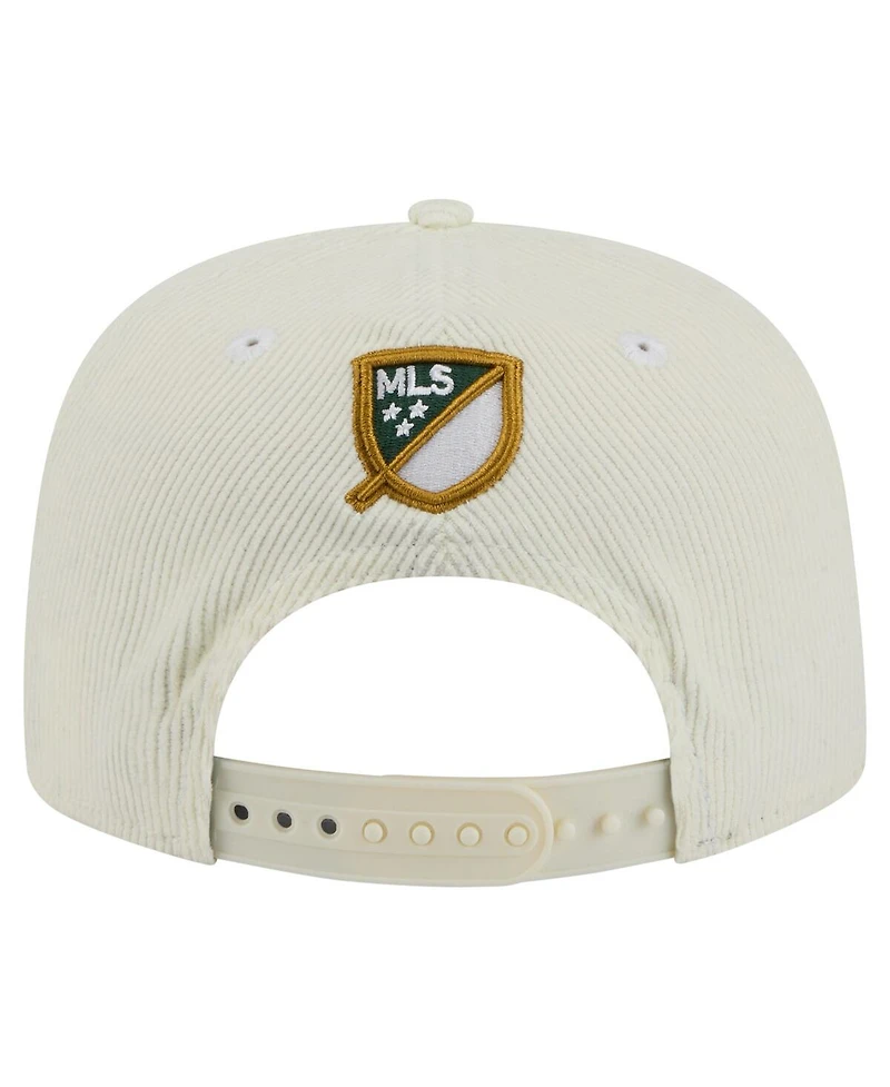 New Era Men's Cream Portland Timbers 2025 Kickoff Snapback Golfer Hat