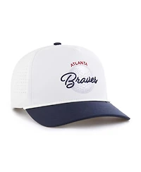 '47 Brand Men's White/Navy Atlanta Braves Gimmie Golf Hitch Rope Adjustable Hat