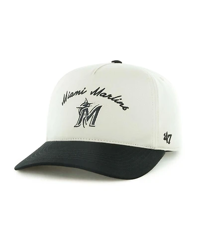 '47 Brand Men's Cream Miami Marlins Stable Hitch Adjustable Hat