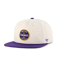 '47 Brand Men's Natural Minnesota Vikings Payson Captain Adjustable Hat