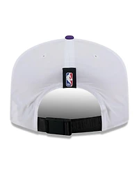 New Era Men's White/Purple Los Angeles Lakers 2025 Nba Draft On-Stage Nylon 19TWENTY Adjustable Hat
