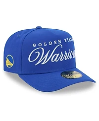 New Era Men's Royal Golden State Warriors 2025 Nba Draft A-Frame 59FIFTY Fitted Hat